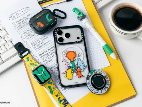 CASETiFY 全新 JOGUMAN「職場日誌」系列印花，趣味呈現社畜生態，跟著綠色恐龍加入厭世行列，挖掘辦公室日常中的那些小確幸！